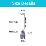 1 Pack hanging light gray light fixture glass pendant for light