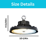 150W LED smart lighting aluminum metal light fixture black ceiling light