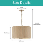 3-light light fixture white wash and matte brass hanging lighting metal pendant light
