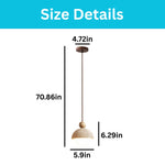 1 pack hanging light stone pendant lighting yellow retro chandelier