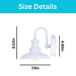 Modern porch light metal wall lighting white exterior light