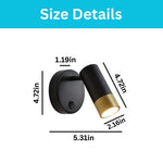 Modern wall sconce aluminum hallway light black gold wall bulb