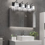 4 light crystal vanity wall light black industrial wall lamp vanity wall light