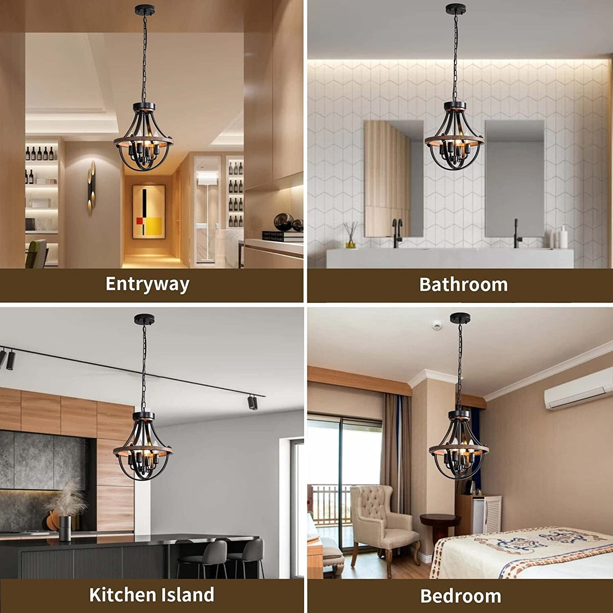 Rust Ceiling Light 4 light farmhouse chandelier industrial rust ceiling light pendant vin ...