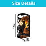 E26 wall sconces deer wall lighting iron bedroom lights on wall