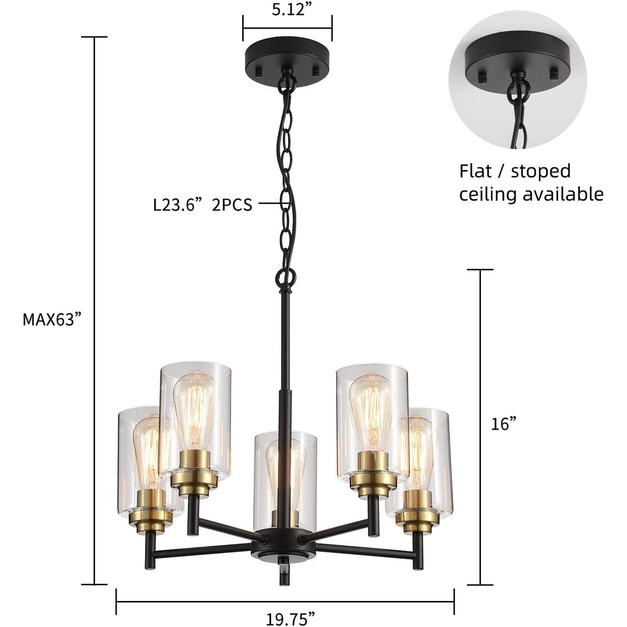 5 light kitchen chandelier glass kitchen island lighting black and gold pendant island lighting