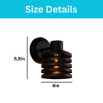 Modern light fixture metal brass wall mount lamp black wall sconce