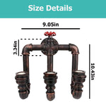 E26 Bulb light bronze ceiling light iron metal wall lamp