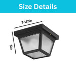 1 light flush led lights polypropylene flush mount matte black light weight ceiling lights