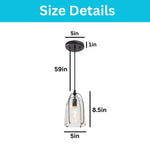 Farmhouse light bulbs black hanging light glass, metal pendant light