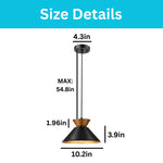 3-pack kitchen island copper, metal wood hanging lamp black farmhouse lighting