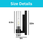 1 light shade lamp iron light fixture black vanity light