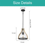 Adjustable kitchen island lights oak hanging light wood, glass, metal pendant Light