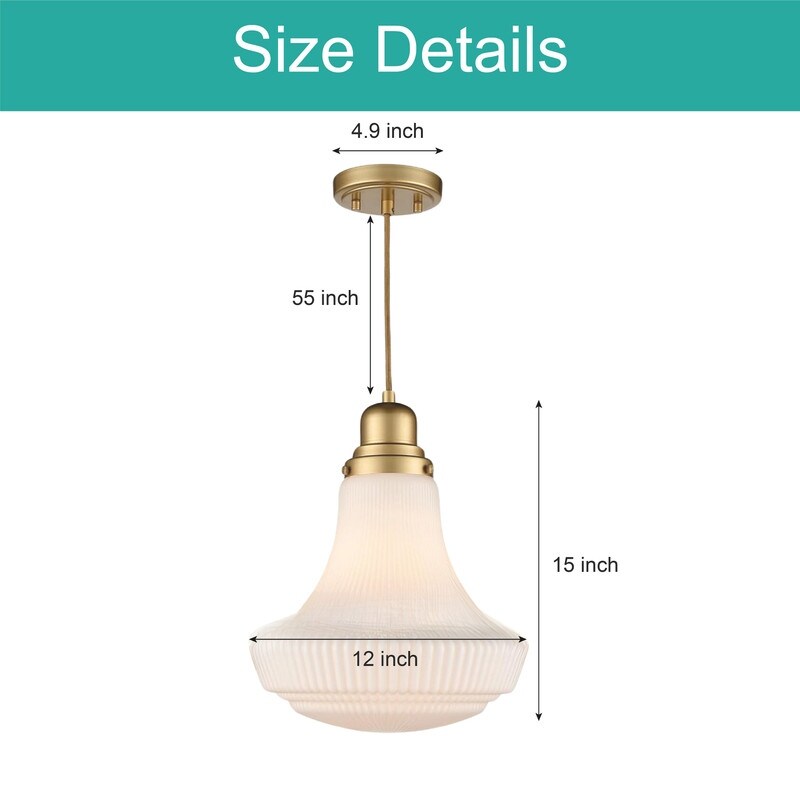 Art deco light fixture gold kitchen light iron pendant light