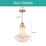 Art deco light fixture gold kitchen light iron pendant light