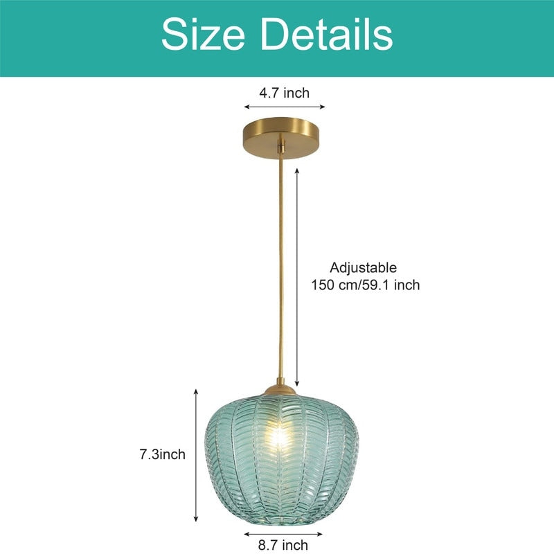 Contemporary light fixtures green kitchen island lights glass,metal Pendant lights