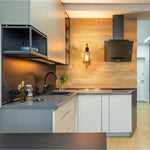 E26 bulb industrial wall light gold,black and clear hallway light steel and glass bedroom lamps