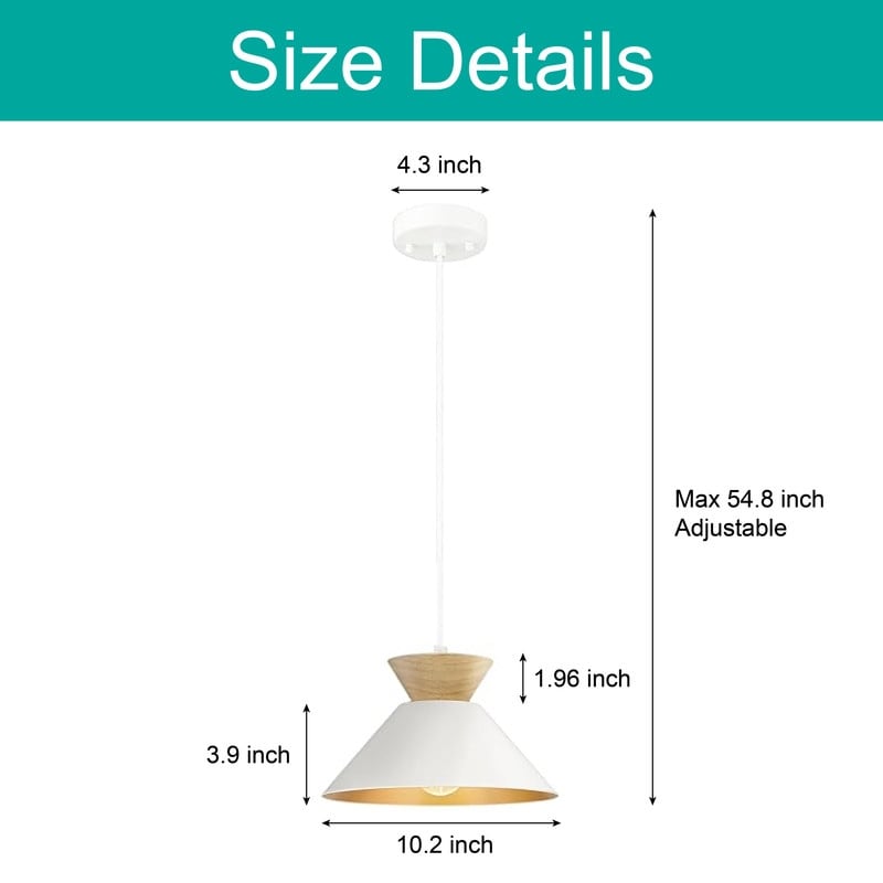 Farmhouse island lights white lights for dining wood,metal pendant light fixtures