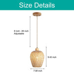 Farmhouse kitchen island lights natural hanging light fixtures bamboo pendant light