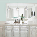 Indoor seeded glass pendant lamp,industrial pendant light