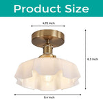 Industrial ceiling lighting white kitchen lights glass dinning lights