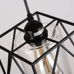 Industrial glass plug in cord on or off dimmer switch swag pendant light