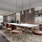 Industrial seeded glass pendant light vintage gold kitchen pendant lamp retro hanging pendant lights
