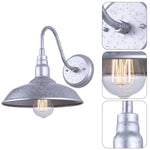 Modern barn lights galvanized wall lantern metal sconce light