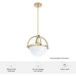 Modern pendant light glass hanging light fixture