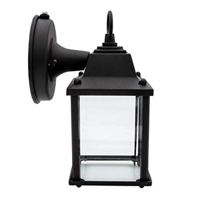Porch lantern indoor wall light with clear glass shade
