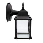 Porch lantern indoor wall light with clear glass shade