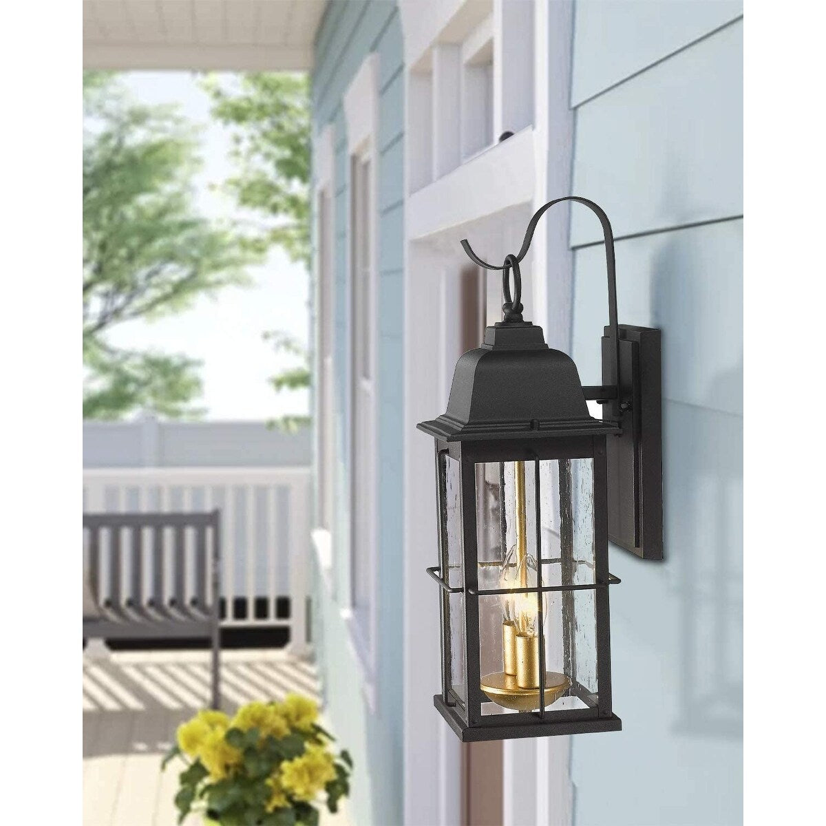Porch outdoor wall sconce black wall sconce