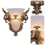 Unique sconce light gold wall lighting glass bedroom lights