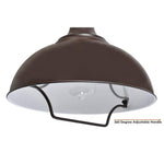 Vintage industrial pulley adjustable pendant light with oil rubbed bronze finish