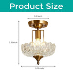 Vintage light fixture gold chandelier lights iron ceiling light