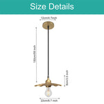 Vintage pendant light brass kitchen light metal dining light