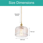 Vintage pendant light gold hanging light glass island lights