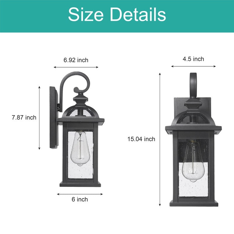 ‎Modern light fixtures ‎black bedroom light aluminum, glass wall lights