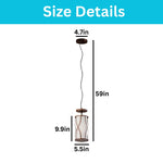 Farmhouse hallway lighting brown pendant light metal islandlighting