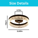 11.65” kitchen light metal Foyer light black ceiling light