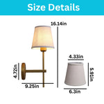 E26 lighting bulbs antique gold vanity and mirror  fabric, metal wall sconces