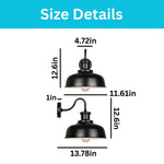 Farmhouse wall light iron metal lighting fixture black white garage light