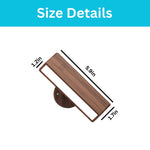 2 pack wall sconce aluminum polycarbonate wood dimmable wall walnut wood wall lights