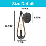 2 Pack light fixture black wall sconces metal wall light