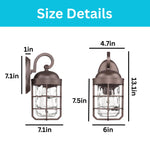 Vintage bulbs light aluminum wall light sconces bronze light fixtures