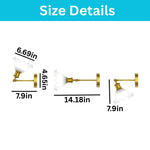 2  Pack light fixture white wall sconce glass, metal wall lights