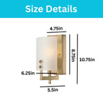 Contemporary light bulb metal wall lamps brass wall sconce