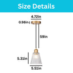 3 Pack shade of lights glass metal dining room gold black bulbs light