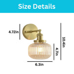 1 pack indoor light glass led light Amber light fixture