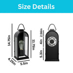 1-Pack light bulb metal light fixture matte black wall sconce
